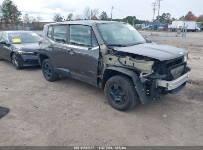 2017 JEEP RENEGADE SPORT 4X4 Gray  Gasoline ZACCJBAB7HPF98857 photo #1