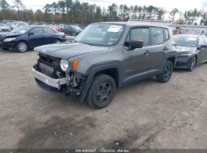 2017 JEEP RENEGADE SPORT 4X4 Gray  Gasoline ZACCJBAB7HPF98857 photo #3