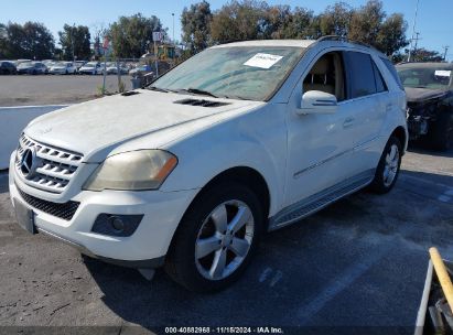 2011 MERCEDES-BENZ ML 350 White  Gasoline 4JGBB5GB3BA725656 photo #3