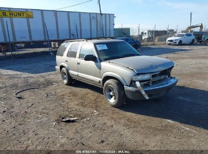 2001 CHEVROLET BLAZER LT Silver  Gasoline 1GNDT13W91K244709 photo #1