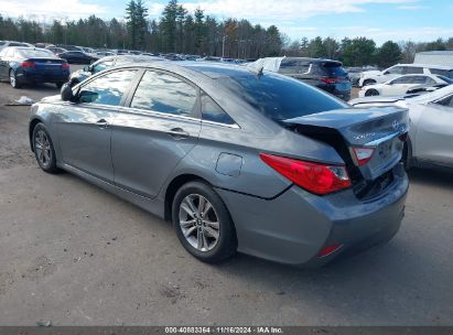 2014 HYUNDAI SONATA GLS Gray  Gasoline 5NPEB4ACXEH891232 photo #4