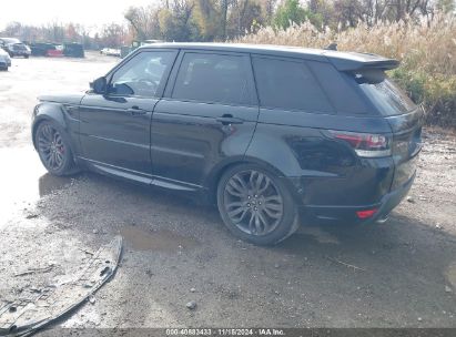 2016 LAND ROVER RANGE ROVER SPORT 3.0L V6 SUPERCHARGED HSE Black  Gasoline SALWS2PF7GA101642 photo #4