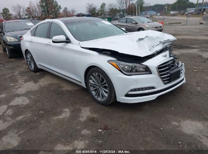 2017 GENESIS G80 3.8 White  Gasoline KMHGN4JE4HU207492 photo #1