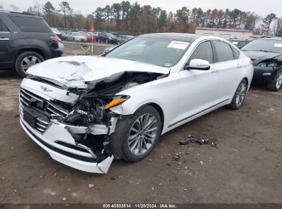 2017 GENESIS G80 3.8 White  Gasoline KMHGN4JE4HU207492 photo #3