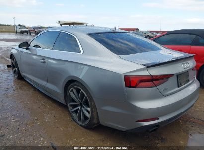 2018 AUDI A5 2.0T PREMIUM Silver  Gasoline WAUTNAF56JA071879 photo #4