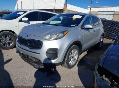 2017 KIA SPORTAGE LX Silver  Gasoline KNDPM3AC9H7114692 photo #3