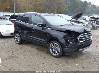 2018 FORD ECOSPORT TITANIUM Black  Gasoline MAJ3P1VE5JC232506 photo #1