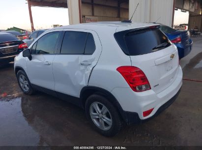 2020 CHEVROLET TRAX FWD LS White  Gasoline 3GNCJKSB2LL331116 photo #4