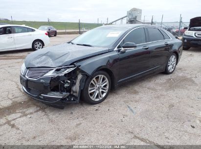 2015 LINCOLN MKZ Black  Gasoline 3LN6L2GK0FR624776 photo #3