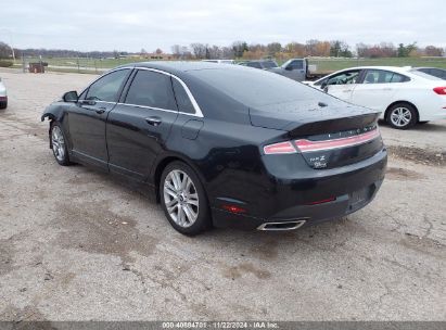 2015 LINCOLN MKZ Black  Gasoline 3LN6L2GK0FR624776 photo #4