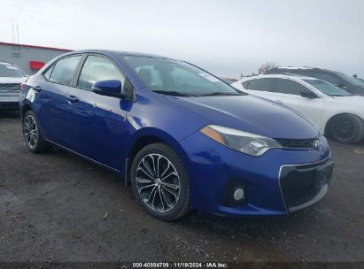 2015 TOYOTA COROLLA L/LE/LE PLS/PRM/S/S PLS Blue  Gasoline 2T1BURHE5FC336985 photo #1