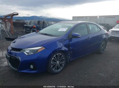 2015 TOYOTA COROLLA L/LE/LE PLS/PRM/S/S PLS Blue  Gasoline 2T1BURHE5FC336985 photo #3