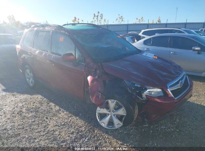 2015 SUBARU FORESTER 2.5I LIMITED Red  Gasoline JF2SJAHC0FH483642 photo #1