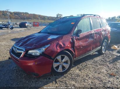 2015 SUBARU FORESTER 2.5I LIMITED Red  Gasoline JF2SJAHC0FH483642 photo #3