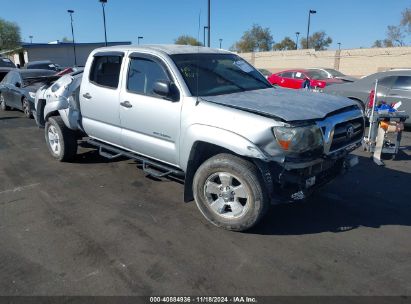 2008 TOYOTA TACOMA PRERUNNER V6 Silver  Gasoline 5TEKU72N18Z502185 photo #1