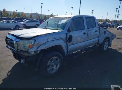 2008 TOYOTA TACOMA PRERUNNER V6 Silver  Gasoline 5TEKU72N18Z502185 photo #3