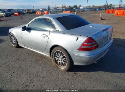 2001 MERCEDES-BENZ SLK 320 Silver  Gasoline WDBKK65F21F224631 photo #4