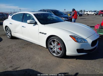 2016 MASERATI QUATTROPORTE S Q4 White  Gasoline ZAM56RRA1G1187625 photo #1