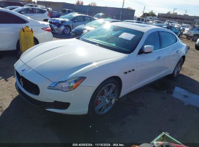 2016 MASERATI QUATTROPORTE S Q4 White  Gasoline ZAM56RRA1G1187625 photo #3