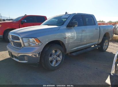 2018 RAM 1500 BIG HORN  4X4 5'7 BOX Silver  Gasoline 3C6RR7LT8JG140426 photo #3