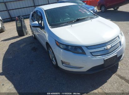 2013 CHEVROLET VOLT White  Hybrid 1G1RB6E46DU110851 photo #1