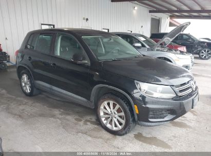 2014 VOLKSWAGEN TIGUAN SE Black  Gasoline WVGAV3AX5EW568117 photo #1