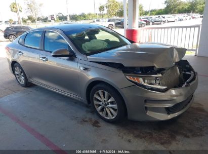 2018 KIA OPTIMA LX Gray  Gasoline 5XXGT4L34JG251557 photo #1