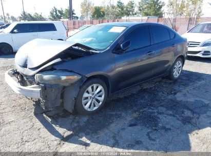 2014 DODGE DART SXT Gray  Gasoline 1C3CDFBB5ED866221 photo #3