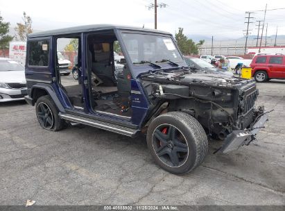 2013 MERCEDES-BENZ G 63 AMG 4MATIC Blue  Gasoline WDCYC7DF7DX210779 photo #1