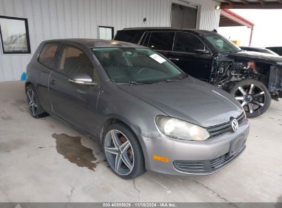 2010 VOLKSWAGEN GOLF 2-DOOR Gray  Gasoline WVWBA7AJ7AW303152 photo #1