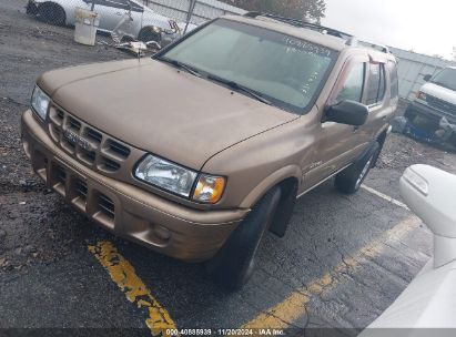 2002 ISUZU RODEO LS 3.2L/LSE 3.2L V6/S/S 3.2L V6 Beige  Gasoline 4S2DM58W424331434 photo #3