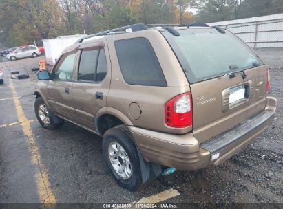 2002 ISUZU RODEO LS 3.2L/LSE 3.2L V6/S/S 3.2L V6 Beige  Gasoline 4S2DM58W424331434 photo #4