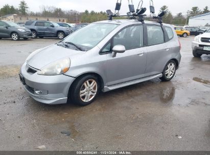 2008 HONDA FIT SPORT Silver  Gasoline JHMGD37658S005899 photo #3