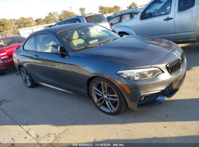 2018 BMW 230I Gray  Gasoline WBA2J1C5XJVD09384 photo #1