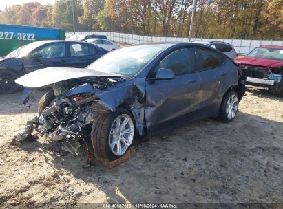 2023 TESLA MODEL Y AWD/LONG RANGE DUAL MOTOR ALL-WHEEL DRIVE Gray  Electric 7SAYGDEE7PA156106 photo #3