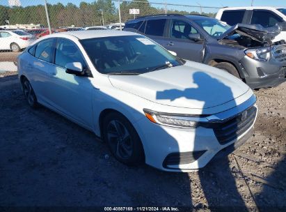 2019 HONDA INSIGHT EX White  Hybrid 19XZE4F5XKE014453 photo #1