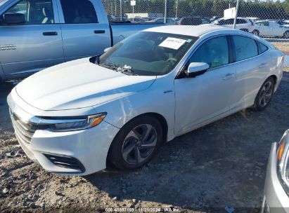 2019 HONDA INSIGHT EX White  Hybrid 19XZE4F5XKE014453 photo #3