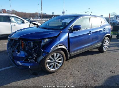 2022 NISSAN ROGUE SPORT S AWD XTRONIC CVT Blue  Gasoline JN1BJ1AW4NW475138 photo #3