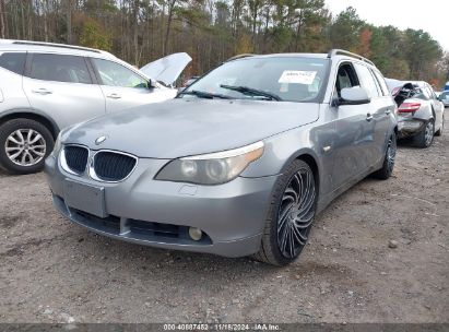 2006 BMW 530XIT Silver  Gasoline WBANN73526CN00768 photo #3