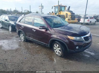 2012 KIA SORENTO LX Purple  Gasoline 5XYKT3A67CG188504 photo #1