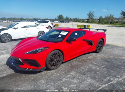 2023 CHEVROLET CORVETTE STINGRAY RWD  1LT Red  gas 1G1YA2D44P5129373 photo #3