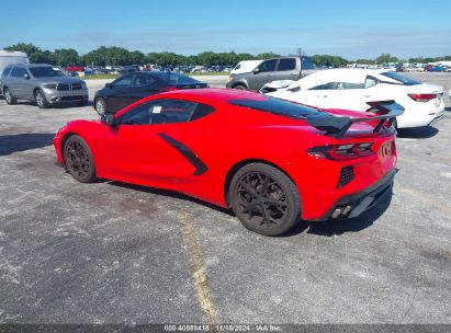 2023 CHEVROLET CORVETTE STINGRAY RWD  1LT Red  gas 1G1YA2D44P5129373 photo #4