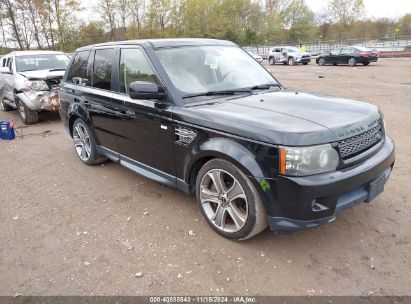 2012 LAND ROVER RANGE ROVER SPORT SUPERCHARGED Black  Gasoline SALSH2E42CA744733 photo #1