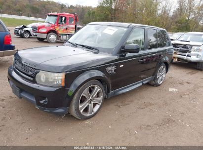 2012 LAND ROVER RANGE ROVER SPORT SUPERCHARGED Black  Gasoline SALSH2E42CA744733 photo #3