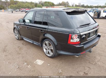 2012 LAND ROVER RANGE ROVER SPORT SUPERCHARGED Black  Gasoline SALSH2E42CA744733 photo #4