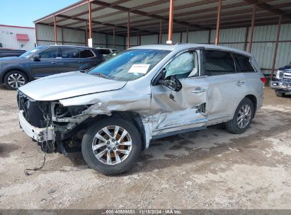 2013 INFINITI JX35 Silver  Gasoline 5N1AL0MN3DC338445 photo #3