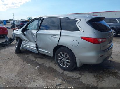 2013 INFINITI JX35 Silver  Gasoline 5N1AL0MN3DC338445 photo #4