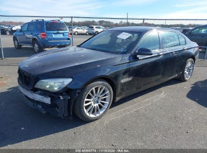 2013 BMW 750LI XDRIVE Black  Gasoline WBAYF8C58DD140445 photo #3