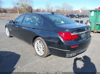 2013 BMW 750LI XDRIVE Black  Gasoline WBAYF8C58DD140445 photo #4