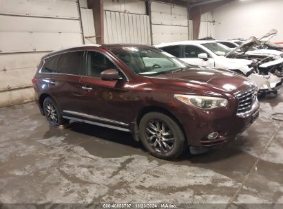 2013 INFINITI JX35 Maroon  Gasoline 5N1AL0MM3DC308451 photo #1